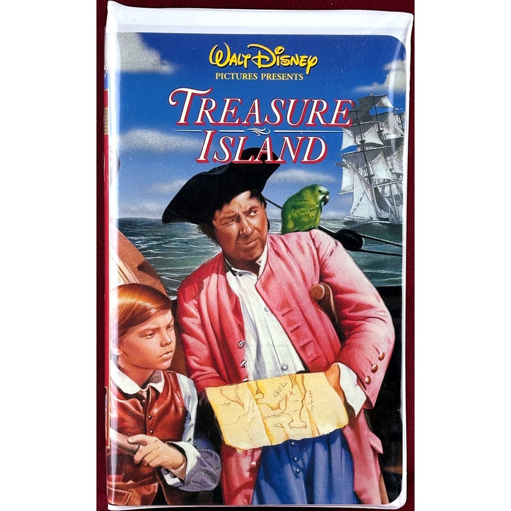 Walt Disney Pictures Presents Treasure Island VHS Movie‎ Video Cassette